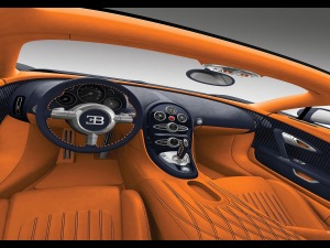 bugatti veyron grand sports 2012 orange interior